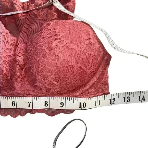 Bundle of 2 Victoria secret/pink size XS bralettes. VGUC.‎ Burgundy & rose - Picture 11 of 13